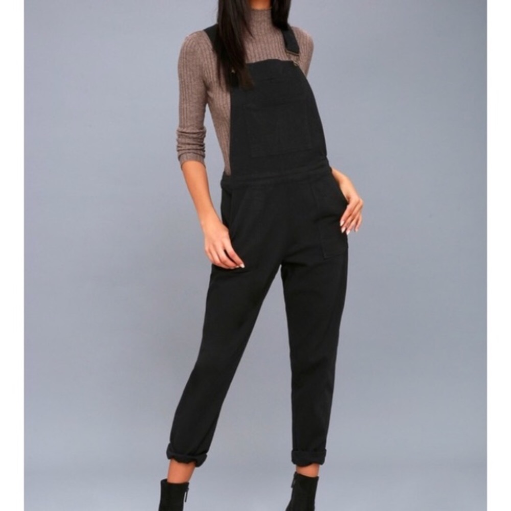 Black forever 21 overalls